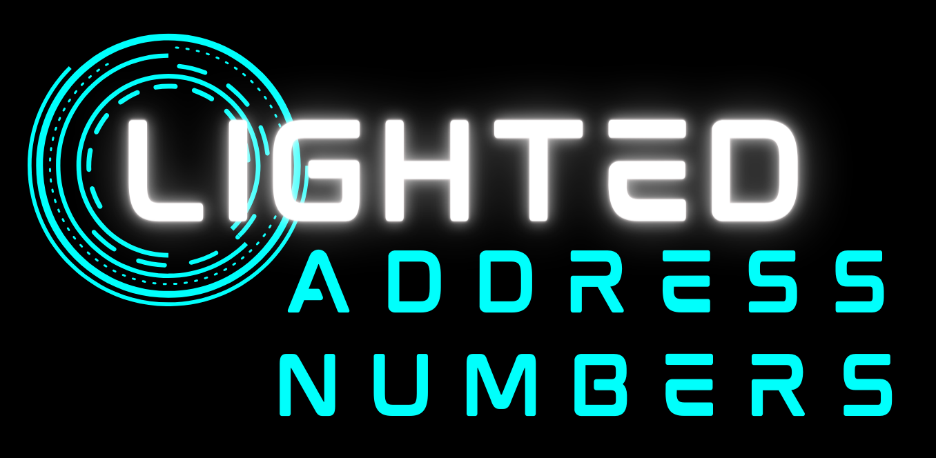 Lighted Address Numbers